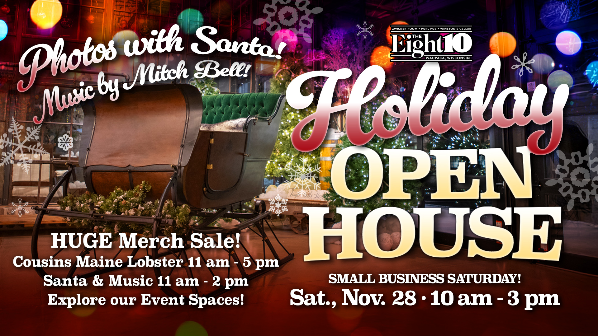 the eight 10 holiday open house